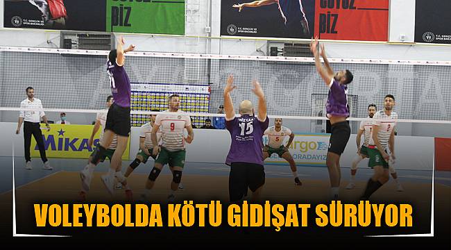 VOLEYBOLDA KÖTÜ GİDİŞ SÜRÜYOR