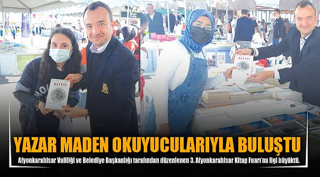 YAZAR MADEN OKUYUCULARIYLA BULUŞTU