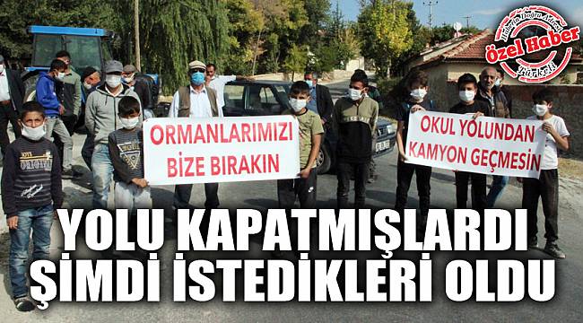 YOLU KAPATMIŞLARDI, ŞİMDİ İSTEDİKLERİ OLDU