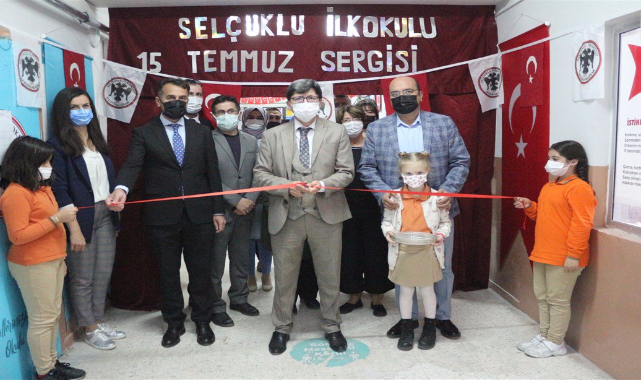 15 TEMMUZ DEMOKRASİ VE MİLLÎ BİRLİK GÜNÜ RESİM SERGİSİ AÇILDI