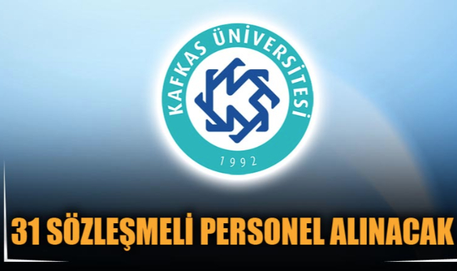 31 SÖZLEŞMELİ PERSONEL ALINACAK