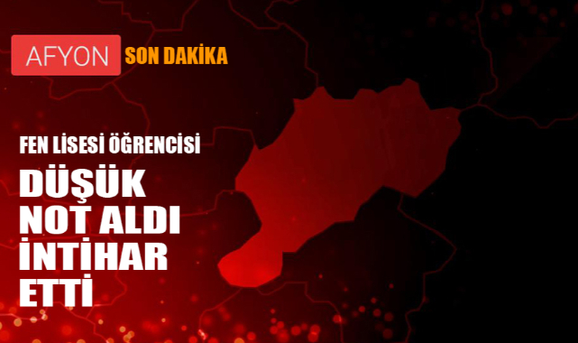 AFYONKARAHİSAR'DA İNTİHAR
