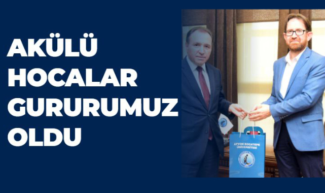 AKÜLÜ HOCALAR GURURUMUZ OLDU