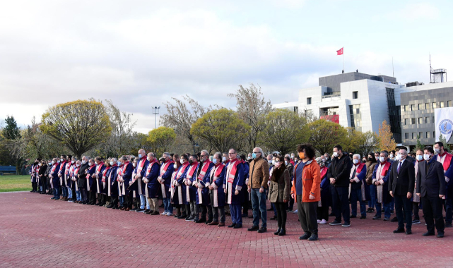ATATÜRK’ÜN EBEDİYETE İRTİHALİNİN 83. YIL DÖNÜMÜNDE AKÜ’DE TÖREN DÜZENLENDİ