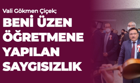 BENİ ÜZEN ÖĞRETMENE YAPILAN SAYGISIZLIK