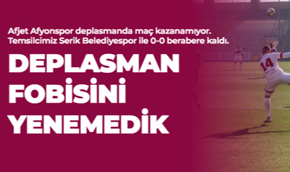 DEPLASMAN FOBİSİNİ YENEMEDİK