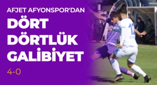 DÖRT DÖRTLÜK GALİBİYET: 4-0