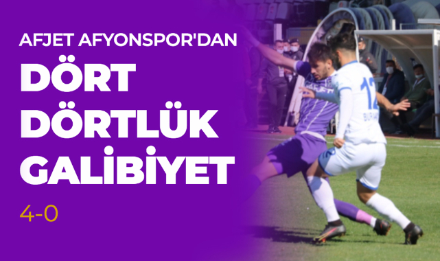 DÖRT DÖRTLÜK GALİBİYET: 4-0