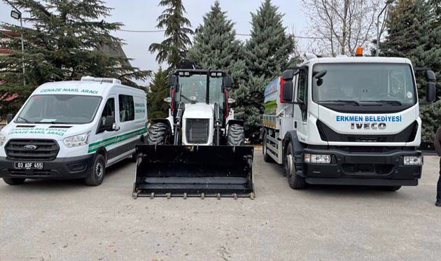 Erkmen belediyesi araç parkurunu yeniliyor