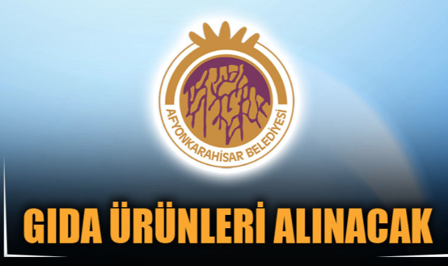 GIDA ÜRÜNLERİ ALINACAK