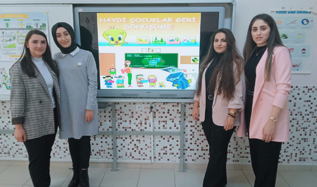 İLKOKUL ÖĞRENCİLERİNE EĞİTİM VERDİLER