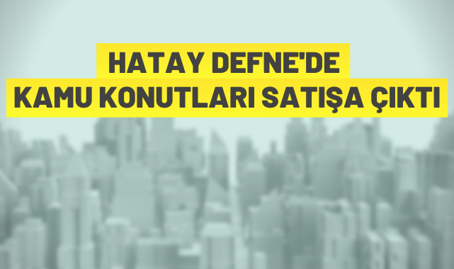 Kamu konutu satış ihalesi