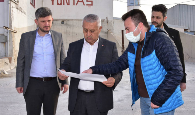 Parke ve Bordur Fabrikasında inceleme