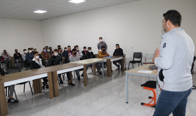 RSP'de öğrencilere iş güvenliği eğitimi verildi