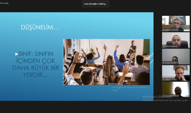 SINIF ÖĞRETMENİ EĞİTİMİ VERİLDİ