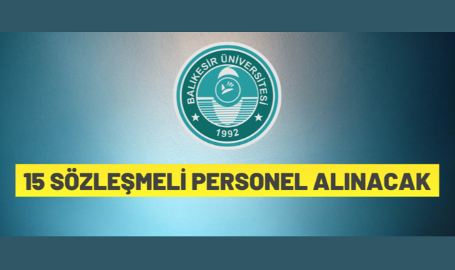 Sözleşmeli personel alım ilanı