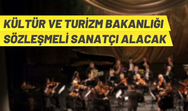 Sözleşmeli sanatçı alınacak