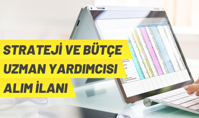 Strateji ve Bütçe Uzman Yardımcısı alım ilanı