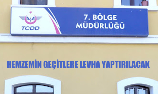TCDD'den levha yapım ihalesi