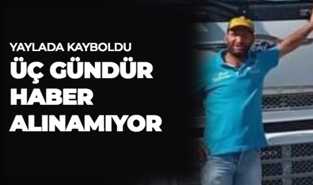 Yaylada kaybolan şahıs 3 gündür aranıyor 