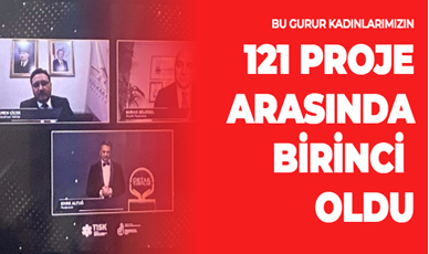 121 PROJE ARASINDA BİRİNCİ OLDU