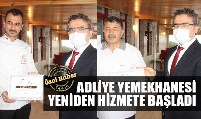 ADLİYE YEMEKHANESİ YENİDEN HİZMETE BAŞLADI
