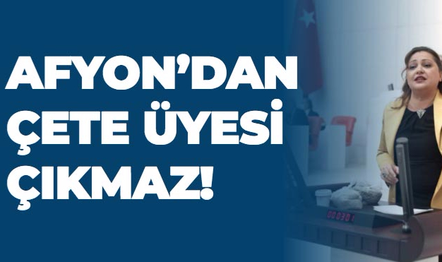AFYON’DAN ÇETE ÜYESİ ÇIKMAZ!