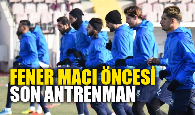 Afyonspor, Fenerbahçe maçı öncesi son antrenmana çıktı 