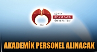 AKADEMİK PERSONEL ALINACAK