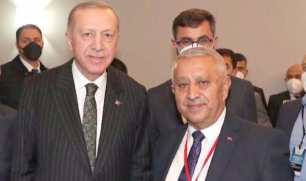 BAŞKAN ZEYBEK CUMHURBAŞKANI ERDOĞAN'LA GÖRÜŞTÜ