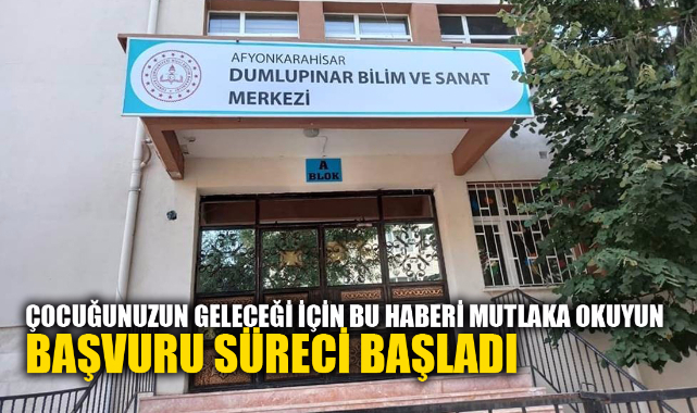 BAŞVURU SÜRECİ BAŞLADI