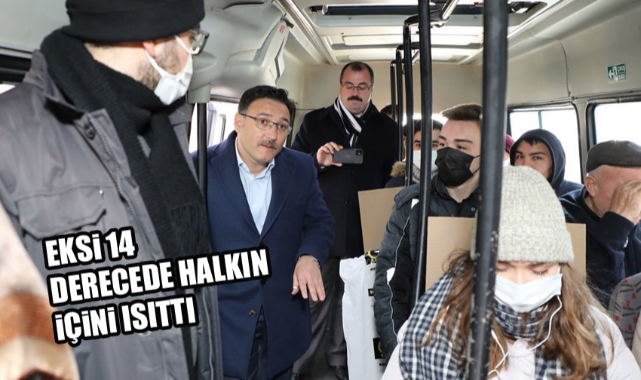 EKSi 14 DERECEDE HALKIN iÇiNi ISITTI