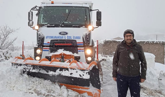 Karla mücadelenin kahramanları sahada