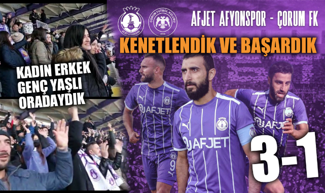KENETLENDİK VE BAŞARDIK