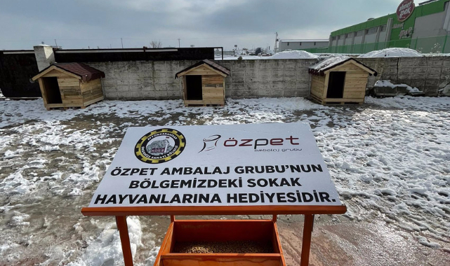 OSB’DE SOKAK HAYVANLARI SAHİPSİZ KALMADI