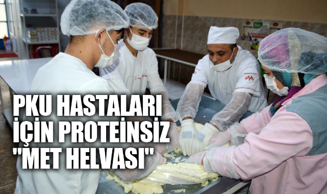 PKU HASTALARI İÇİN PROTEİNSİZ "MET HELVASI" ÜRETİLDİ