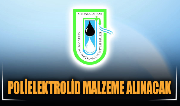POLİELEKTROLİD MALZEME ALINACAK