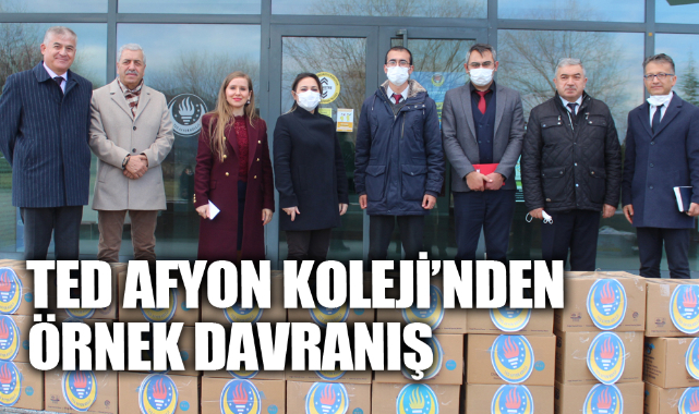 TED AFYON KOLEJİ’NDEN ÖRNEK DAVRANIŞ