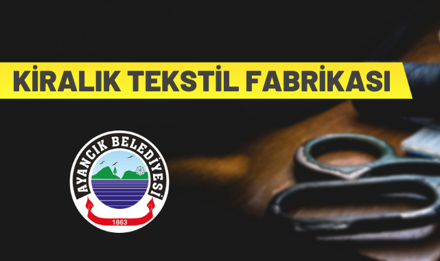 Tekstil fabrikası kiraya verilecek