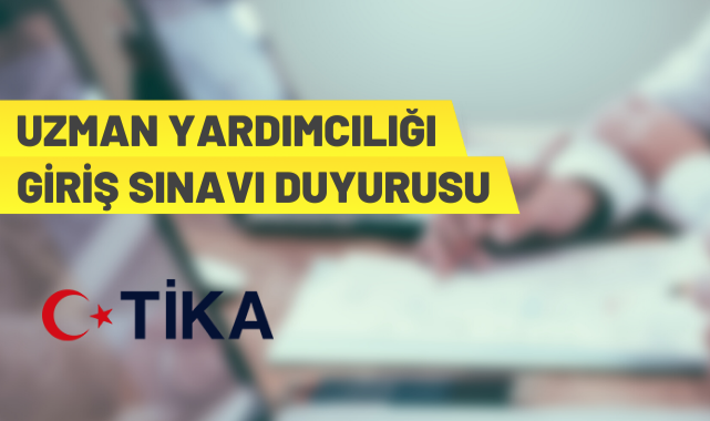 TİKA 10 Uzman Yardımcısı alacak