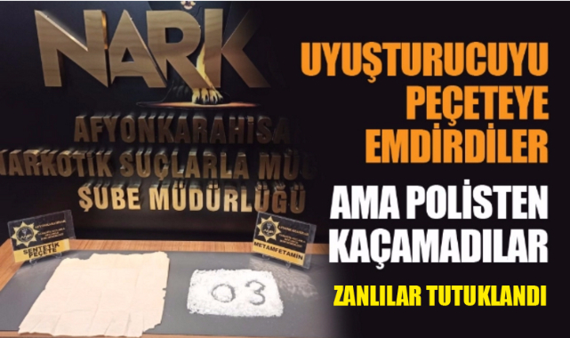 Uyuşturucuyla yakalanan 2 şahıs tutuklandı 