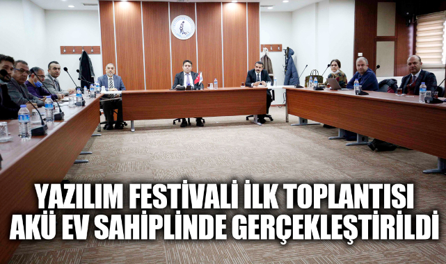 Yazılım festivali ilk toplantısı AKÜ ev sahiplinde gerçekleştirildi