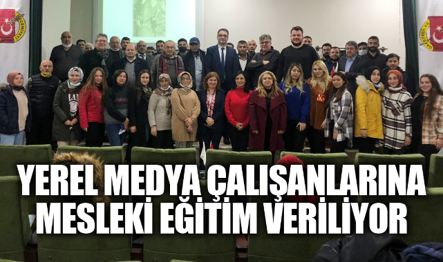 Yerel medya çalışanlarına mesleki eğitim veriliyor