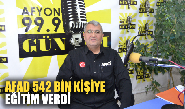 AFAD 542 BİN KİŞİYE EĞİTİM VERDİ