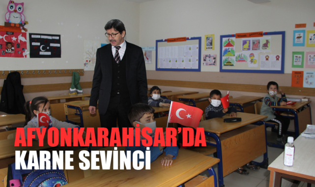 AFYONKARAHİSAR’DA KARNE SEVİNCİ