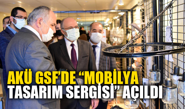 AKÜ GSF’DE “MOBİLYA TASARIM SERGİSİ” AÇILDI