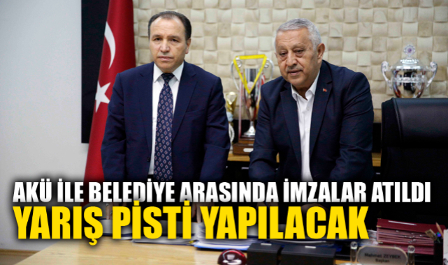 AKÜ İLE BELEDİYE ARASINDA İMZALAR ATILDI