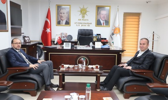 BAŞKAN ULUÇAY REKTÖR OKUMUŞ’U KABUL ETTİ