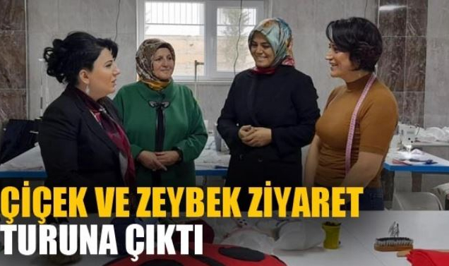 ÇİÇEK VE ZEYBEK ZİYARET TURUNA ÇIKTI