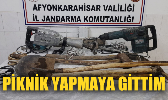 DEFİNE AVCISINDAN İNANILMAZ SAVUNMA: PİKNİK YAPMAYA GİTTİM